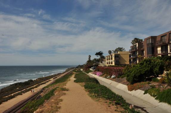 Del Mar beach, em San Diego, no sul da Califórnia - Estados Unidos
